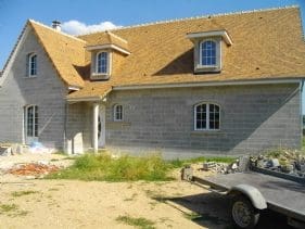 Vue maison extérieur 